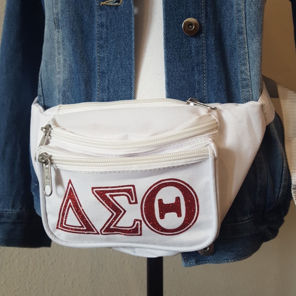 Delta sigma theta sorority fanny pack - Picture 2 of 7